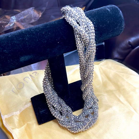 Beautiful Silver Twisted Necklace - Picture 1 of 4